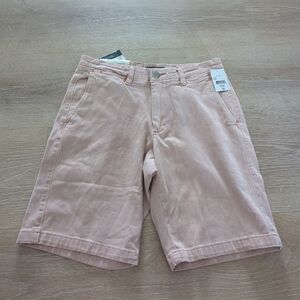 DL1961 Jake Chino Short Mens 28 Pink Lightweight Breathable Stretch 9" Inseam